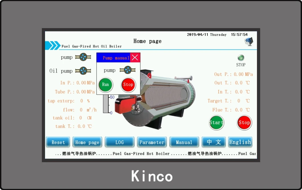 Automatic Fuel Gas, Oil Thermal Oil Boiler with European Burner